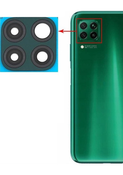 Huawei Uyumlu P40 Lite Kamera Camı Kamera Lensi Camı Jny-l21a Jny-l01a Jny-l21b Jny-l22a Jny-l02a Yeşil