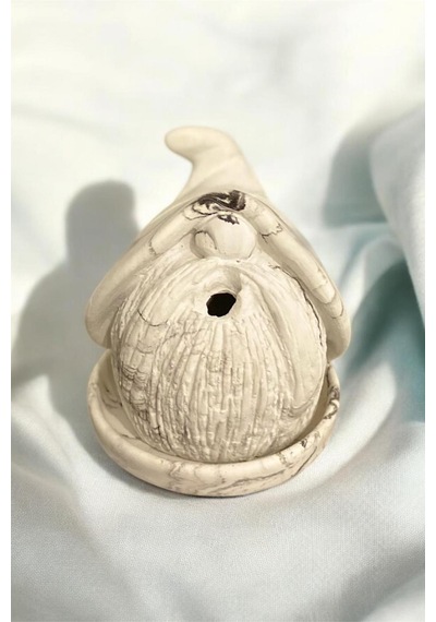 Mermer Desen Şirin Baba Buhardanlık Tütsülük 9x9 Cm