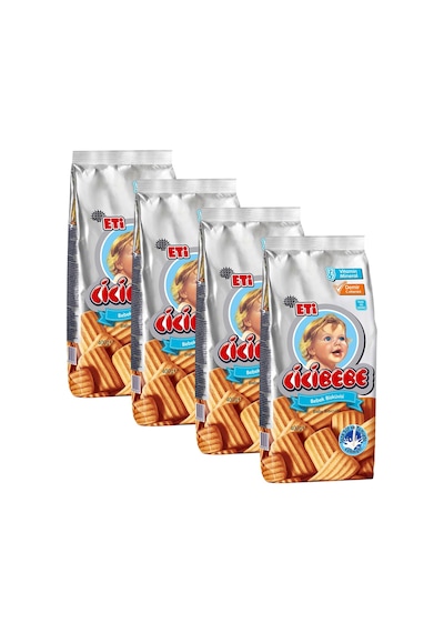 Eti Cicibebe Bisküvi 400 Gr 4 Lü