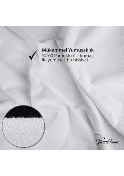 Geçirmez Pamuklu Alez Yastık 2 Adet Genel