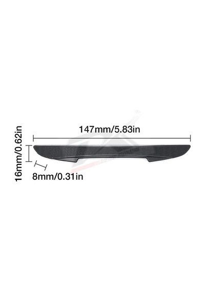 Citroen Logo Kapı Kenarı Koruma Şeffaf Kauçuk 3M Band New Style