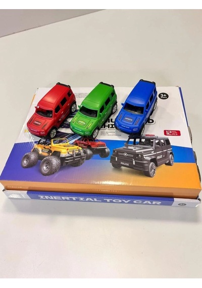 Sh40932 Sürtmeli Araba Jip Plastik-zrv Kırmızı