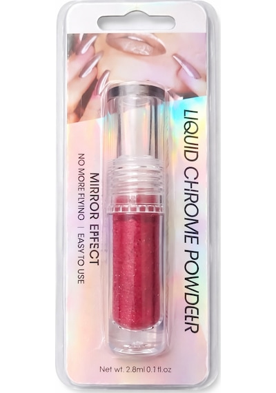 Liquid Chrome Powder Mirror Effect 2,8 Ml Rose
