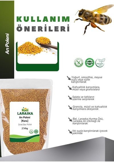 Arı Poleni 250g Kuru - Dried Bee Pollen 250g