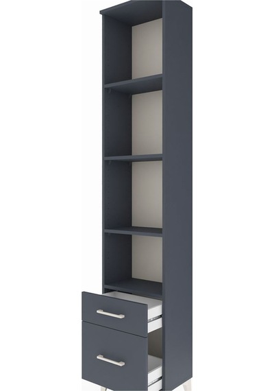 Arges Dolap 4 Raflı 2 Çekmeceli 44x30x221 Antrasit-antrasit Antrasit Arges Dolap 4 Raflı 2 Çekmeceli 44x30x221 Antrasit-antrasit Antrasit