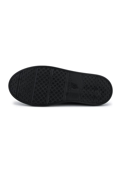 Tamer Tanca Kadın Suni Deri Siyah Rugan Sneakers & Spor Ayakkabı 817 9878 Bn Ayk Sk25-26 Sıyah Rgn Siyah