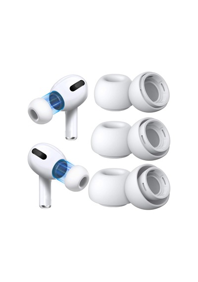 Airpods Pro & Airpods Pro 2. Nesil İçin 3 Çift Yedek Kulak Uçları, Gürültü Azaltma Delikli Silikon Kulak Ucu Ağrısı Yok, Kaymaz Yumuşak Kulak Uçları Airpods Pro/pro 2 İle Uyumlu Boyutlar