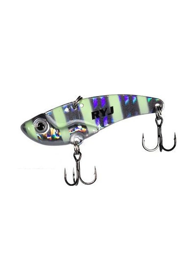 Ryuji Mirror Vib 3.5cm 4gr Vibrasyon Jig Yem Zebra Glow