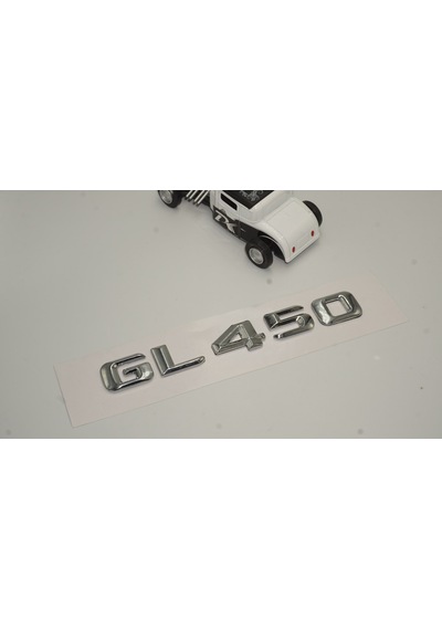 Benz GL 450 Bagaj Krom Metal 3M 3D Yazı Logo