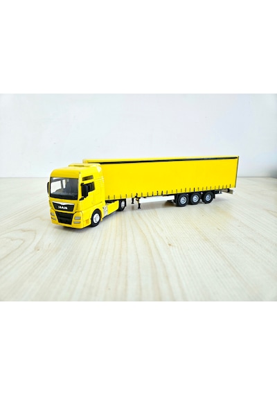 1/64 Ölçek Sarı Man Tgx Tır Maketi 25 Cm Boy
