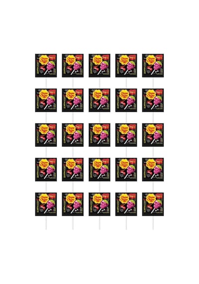 Chupa Chups Çilek Ve Misket Limonu Aromalı Lolipop Şekerleme 15 Gr X 25 Adet