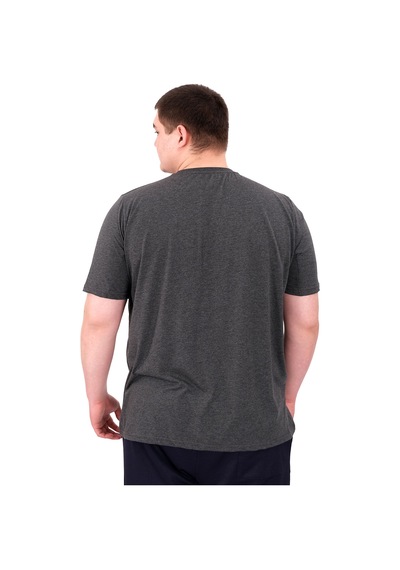Mode Xl Büyük Beden Erkek T-shirt Bisiklet Yaka Statue U25027 Antrasit Antrasit