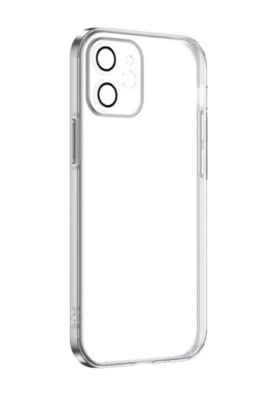 Apple Uyumlu iPhone 12 Kılıf Zore Krep Kapak Renksiz