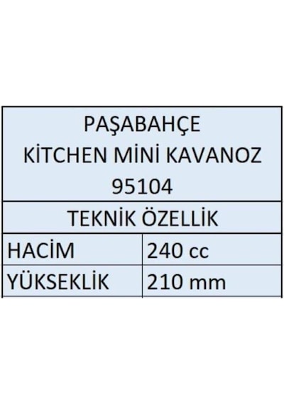 Kavanoz Kitchen Mini Baharatlık 240 Cc - 6 Adet Şeffaf