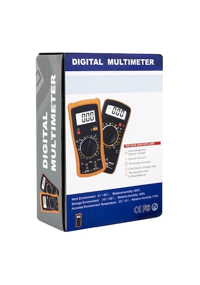 Powermaster Vc-830l Voltaj Kapasitans Ölçer Ac/dc Dijital Multimetre Ölçü Aleti