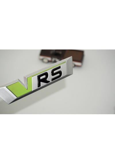 Dk Tuning Skoda Vrs Bagaj Yeni Versiyon Yeşil Gri Logo Arma Amblem Bagaj Arma