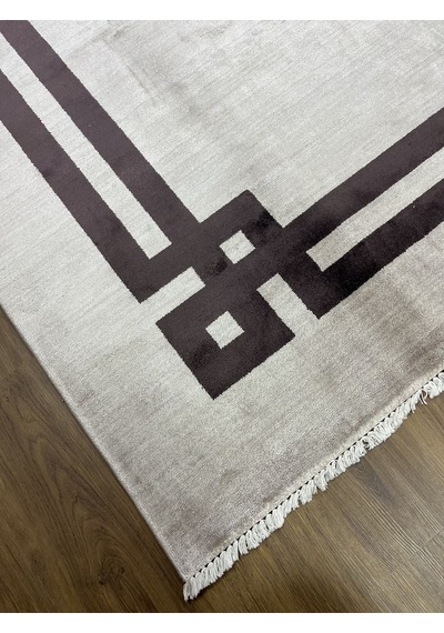 Dıamond Viskon Makina Halısı Brown 200x300 Diğer