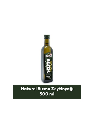 Naturel Sızma Soğuk Sıkım Zeytinyağı 500 Ml Marasca Cam Şişe