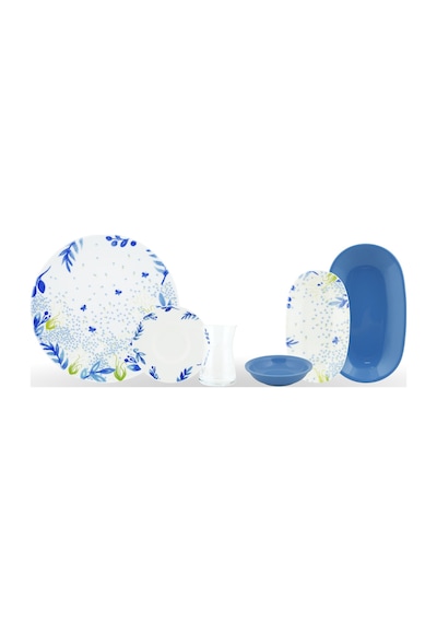 Aryıldız Blue Mimosa 19 Parça 4 Kişilik Kahvaltı Takımı Çok Renkli