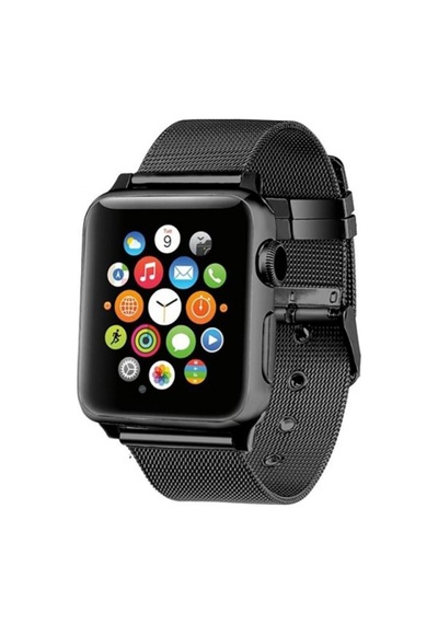 Ally Apple Uyumlu  Watch 7 45 MM 6-5-4 44 MM Kayış Kordon Çelik Klasik Tok