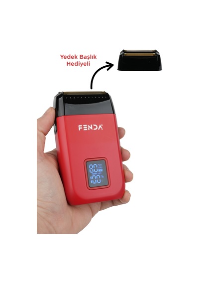 Fenda Profesyonel Sıfır Kesim Tıraş Makinesi Kırmızı Fndsklks0008rd
