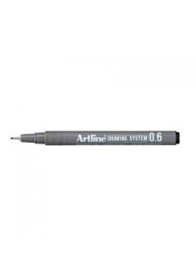 Artline 0.6 Çizim Kalemi Siyah 236