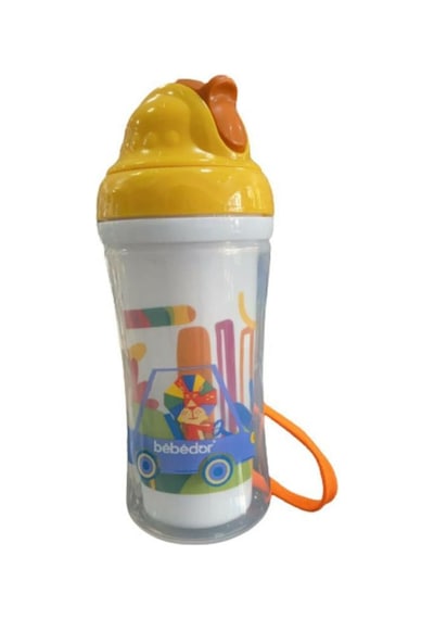 Bebedor Isı Yalıtımlı Pipetli Alıştırma Bardağı 270 ML 7506 Sarı