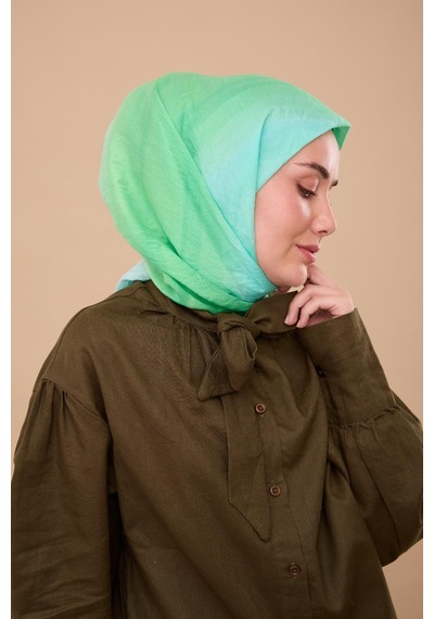 Silk Home Olinda İpek Eşarp 47005-20 Su Yeşili, Turkuaz, Pastel Yeşil, Bebe Mavi