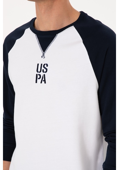 U.S. Polo Assn. Erkek Bisiklet Yaka Regular Fit Lacivert İnce Sweatshirt 50315420-VR033