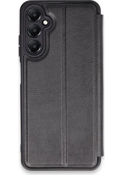 Newface - 358 - Samsung Galaxy Uyumlu S24 Fe Kılıf Flip Cover - Ece-umay - - Siyah