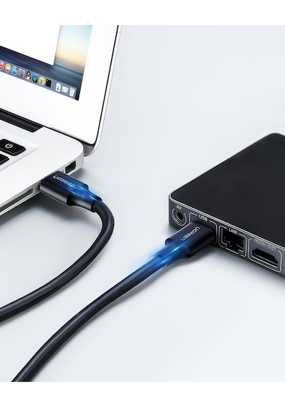 Usb To Usb Data Ve Şarj Kablosu, 50 Cm Standart
