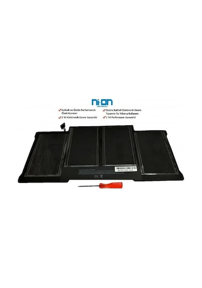 Nion Apple Macbook Air 13 Inch A1466 2017 Model Mqd32tu/a Uyumlu Laptop Notebook Batarya Pil