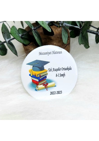 Kep Baskılı Metal Açacak Magnet Mezuniyet Hatırası 15 Adet