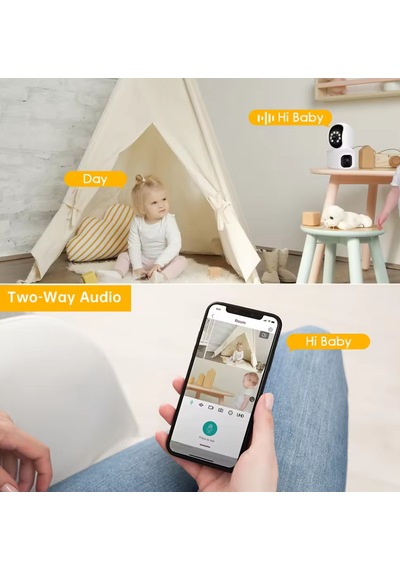 Yeni Nesil Çift Lens Biri Sabit Biri Hareketli Güvenlik Kamerası