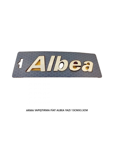 Mefsa Fiat Albea Bagaj Yazısı Arma Yapıştırma 13cmx3.3cm