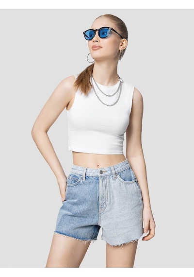 LOFT Regular Fit Kadın Şort Lf2032720 Q1.v1 Denim