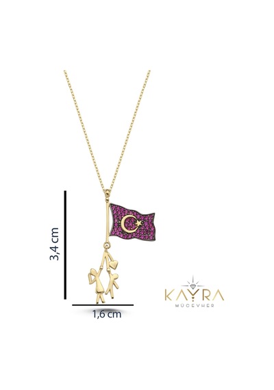 Ay Yıldız Altın Kolye Ak10