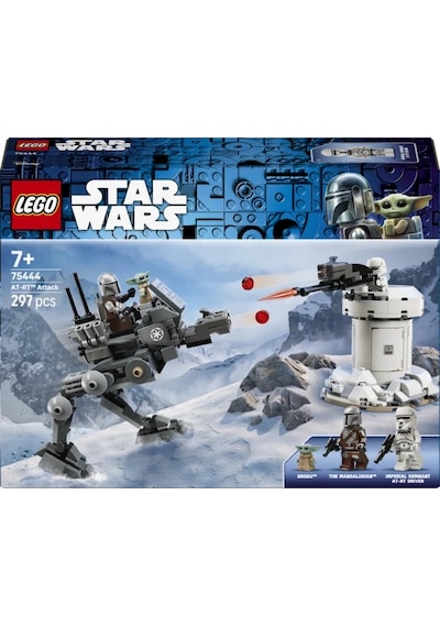 LEGO® Star Wars: Mandalorian ve Grogu™ AT-RT™ Saldırısı 75444 - 7 Yaş ve Üzeri Çocuklar için Yaratıcı Oyuncak Yapım Seti (297 Parça)