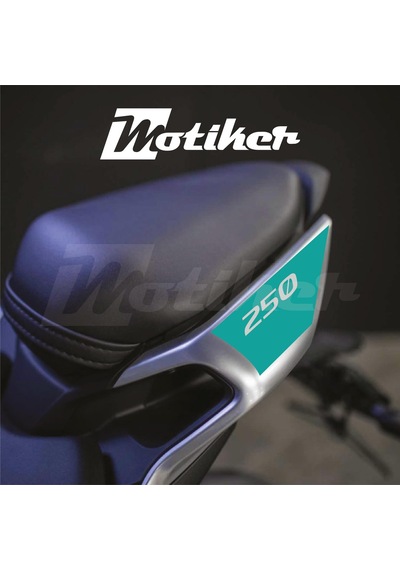 Cfmoto 250sr Arka Kuyruk Stıcker Model 2 Turkuaz Renk