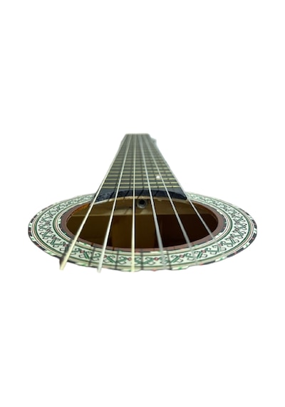 Klasik Gitar Tam Boy 4/4 Kahverengi Sap Ayarlı Üst Kalite