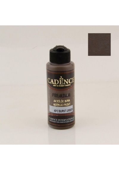 Premium Akrilik Boya Burnt Umber 120ml N:4 Tek Renk