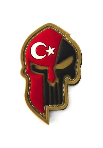 Single Sword Plastik Patch T.c. Kuru Kafa Bej Çok Renkli