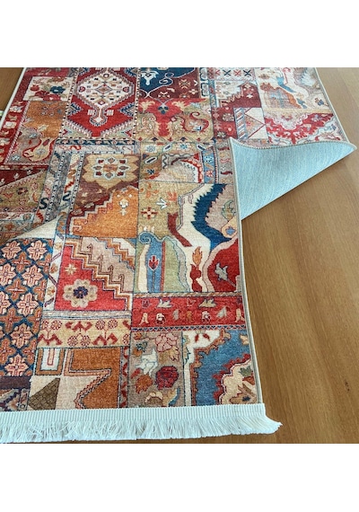 Prizma Halı Vintage Kilim V-6520 Çok Renkli