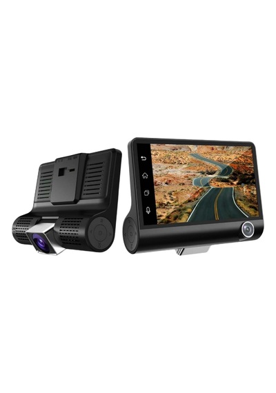 4.0" Tft Ekran 150 Geniş Açılı Lens 3'lü Araç Kamerası Gece Çekimi Türkçe Menü