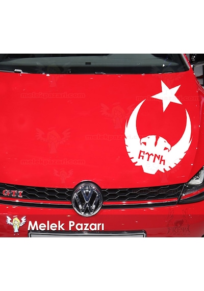 Çift Başlı Kartal, Göktürkçe Türk Oto Sticker