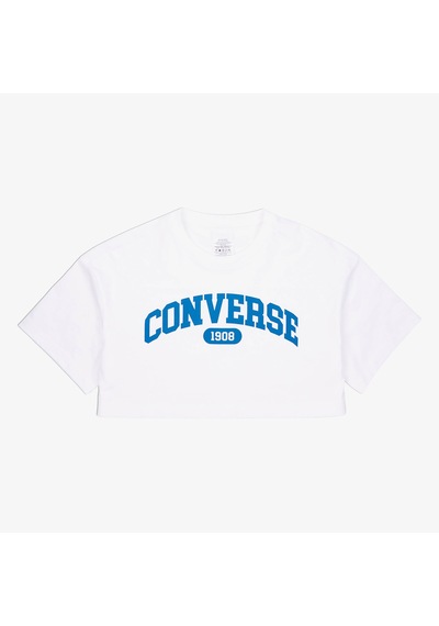 Converse Sporty Cropped Kadın Beyaz T-shirt