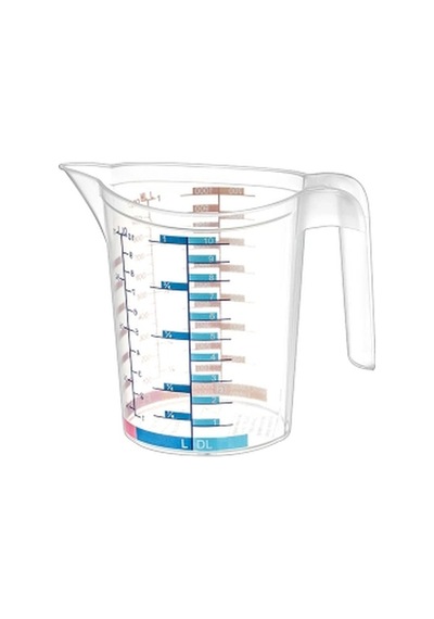 1 Litre Multi Ölçü Kabı Çok Renkli