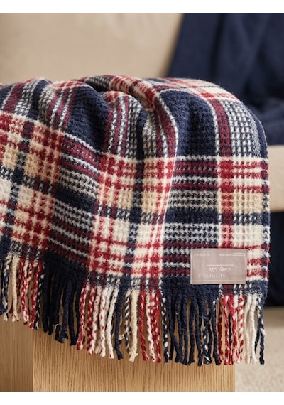 Dinarsucozylifetvbattaniyesi 130x 170 Plaid Lacivert