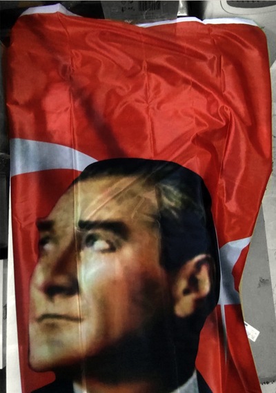 Atatürk Baskılı Türk Bayrağı 200x300 Cm / 2x3 Metre - Raşel Kum