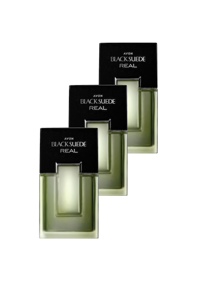 Avon Black Suede Real Erkek Parfüm EDT 3 x 75 ML Avon Black Suede Real Erkek Parfüm EDT 3 x 75 ML